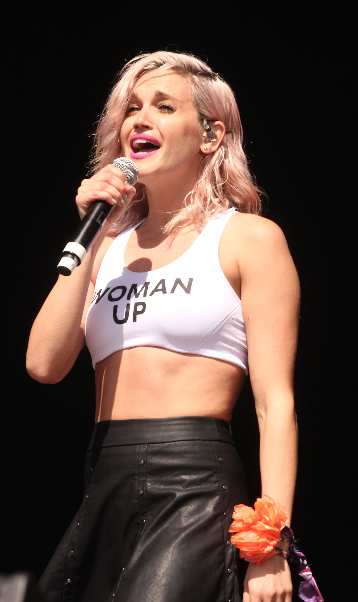 Ashley Roberts performs at the Guilfest festival