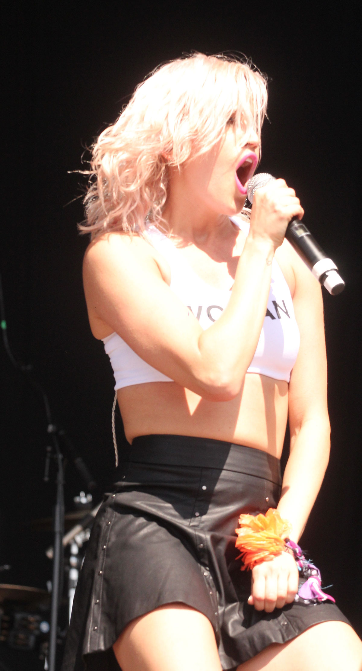 Ashley Roberts performs at the Guilfest festival