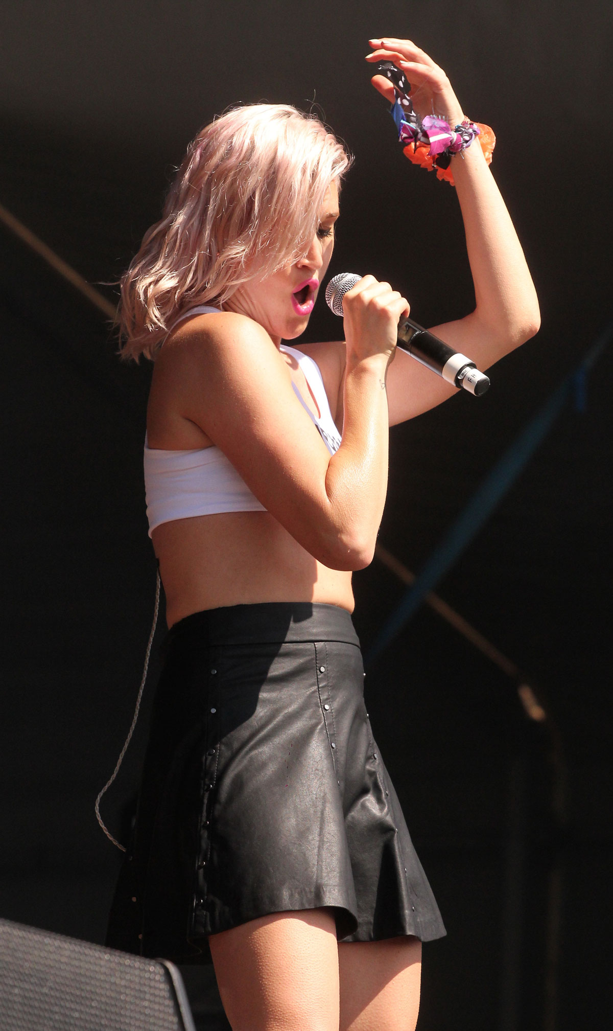 Ashley Roberts performs at the Guilfest festival