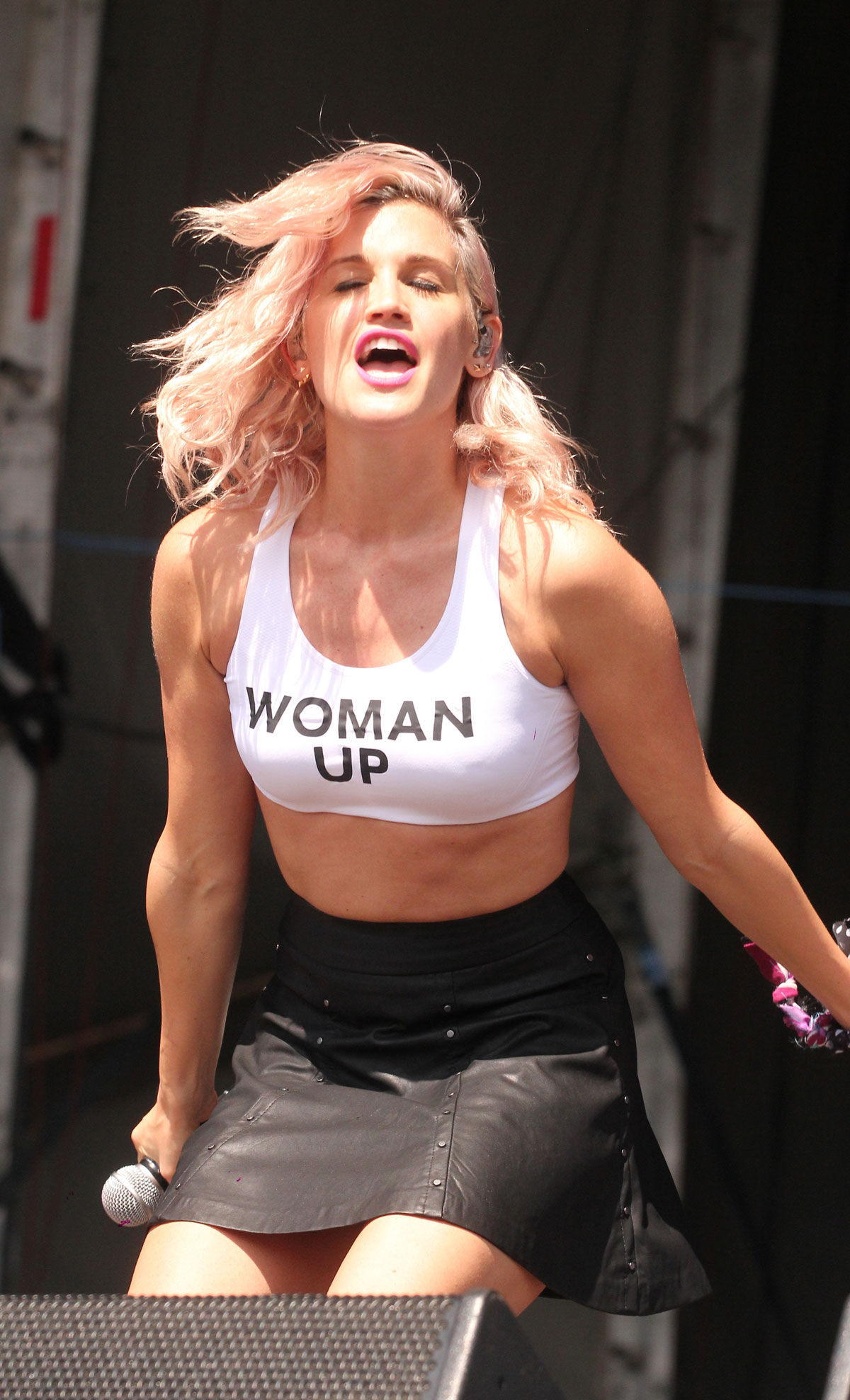 Ashley Roberts performs at the Guilfest festival