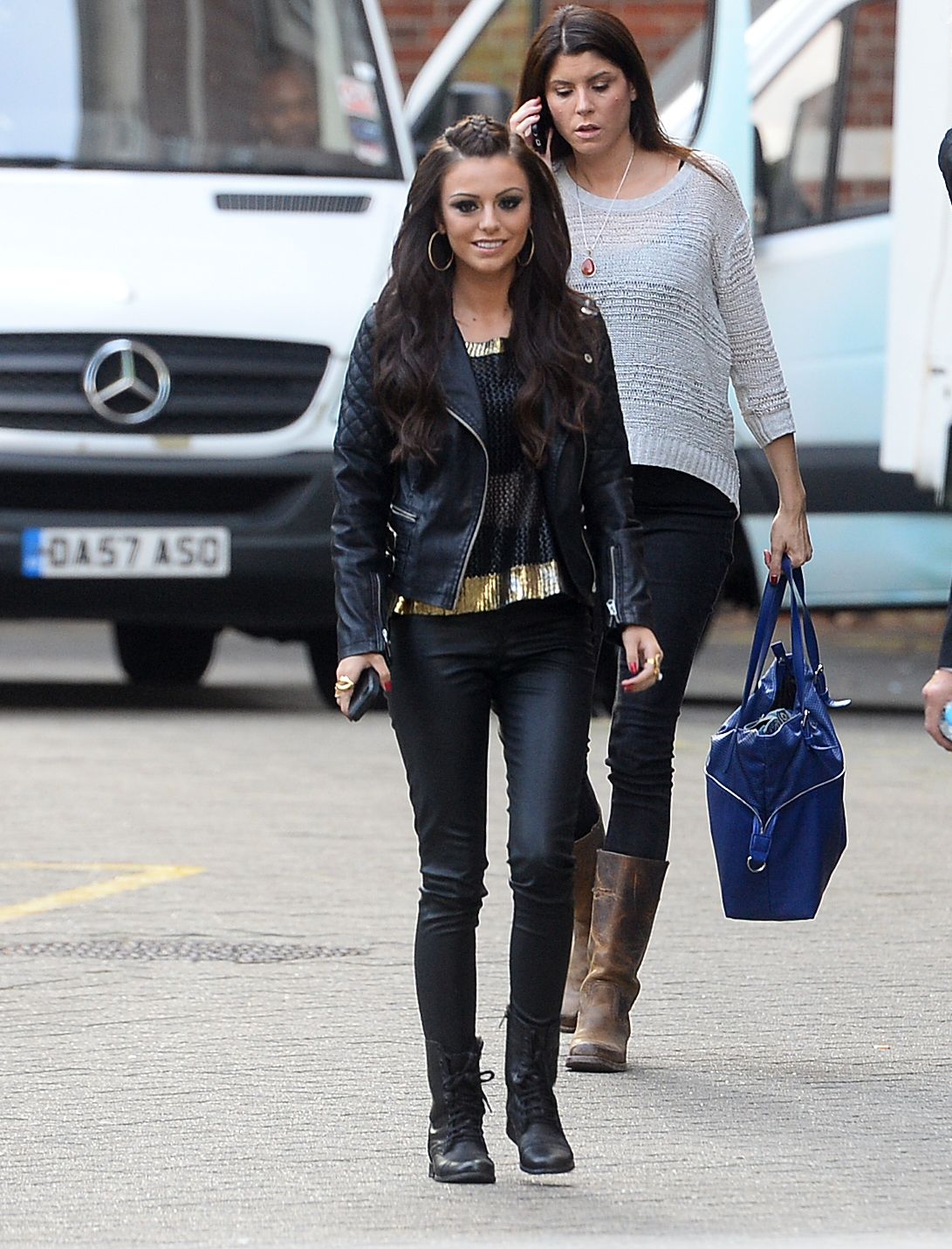 Cher Lloyd seen arriving at SONY HQ for her album listening party