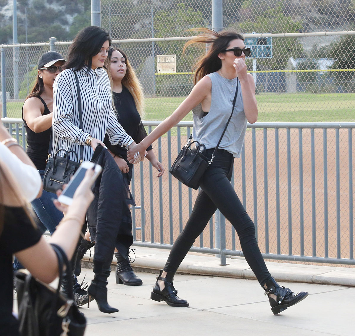 Kylie and Kendall Jenner attend Kick’N It For Charity Celebrity Kick Ball Game