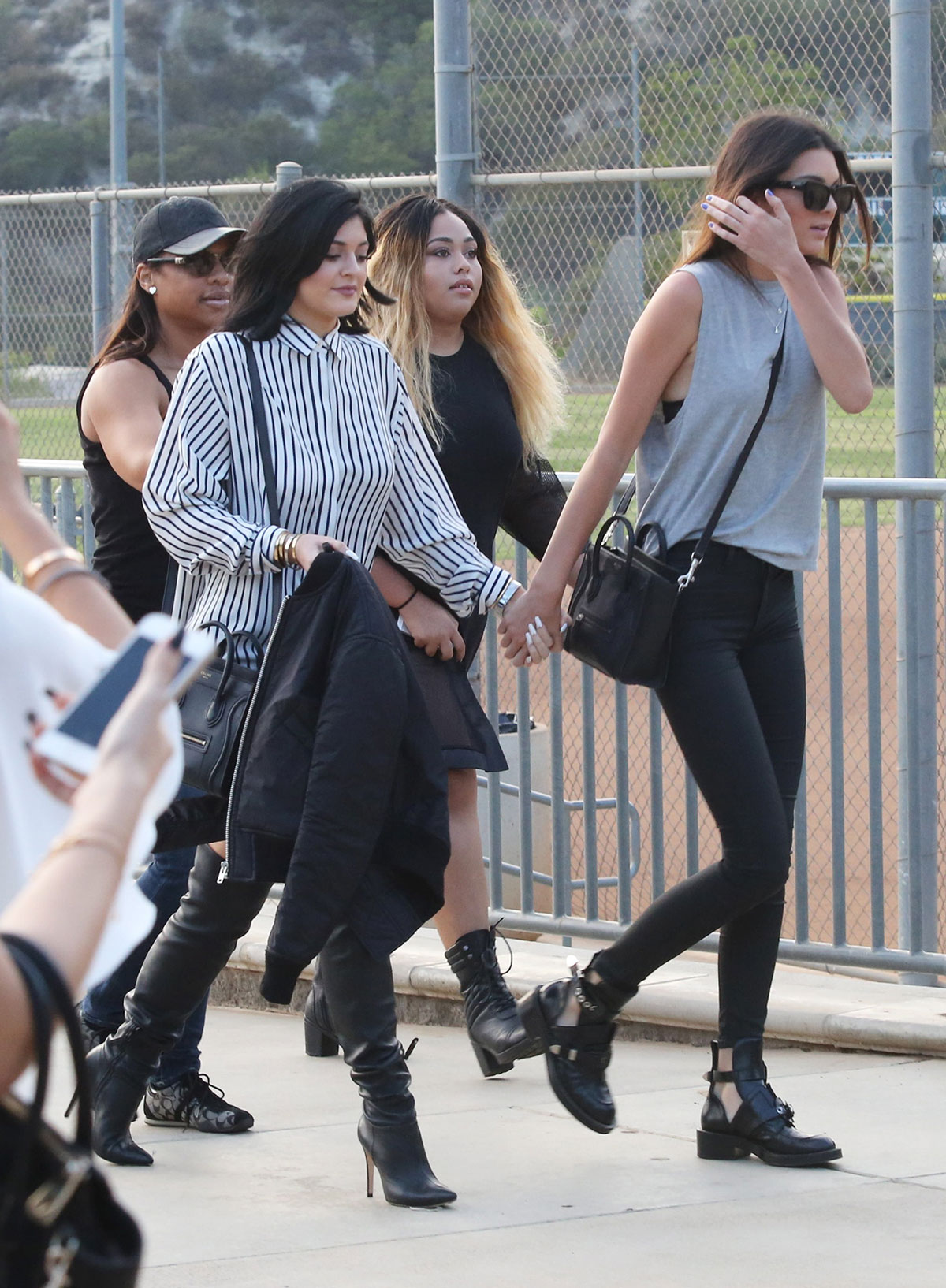 Kylie and Kendall Jenner attend Kick’N It For Charity Celebrity Kick Ball Game