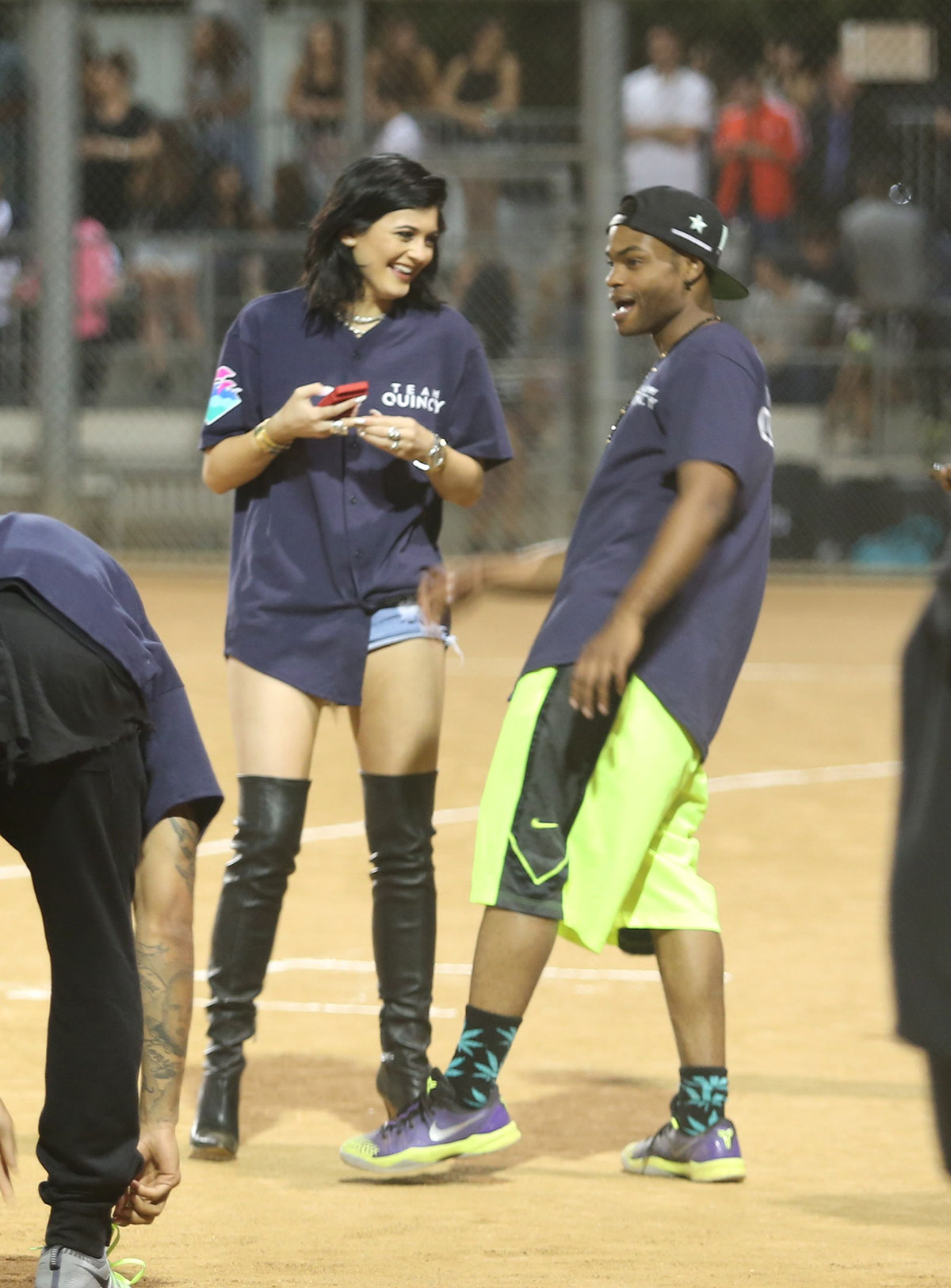 Kylie and Kendall Jenner attend Kick’N It For Charity Celebrity Kick Ball Game