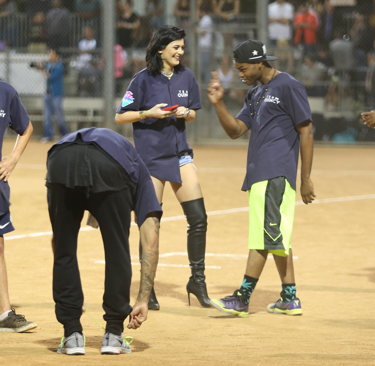 Kylie and Kendall Jenner attend Kick’N It For Charity Celebrity Kick Ball Game