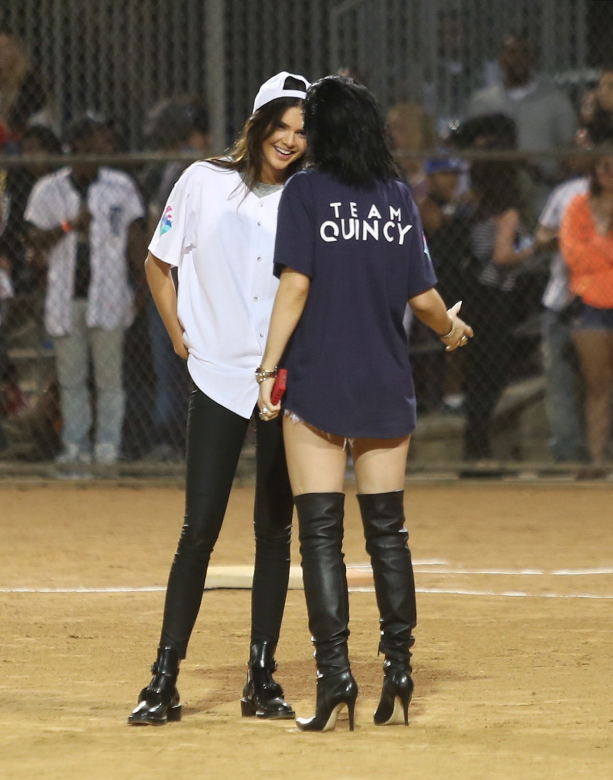 Kylie and Kendall Jenner attend Kick’N It For Charity Celebrity Kick Ball Game