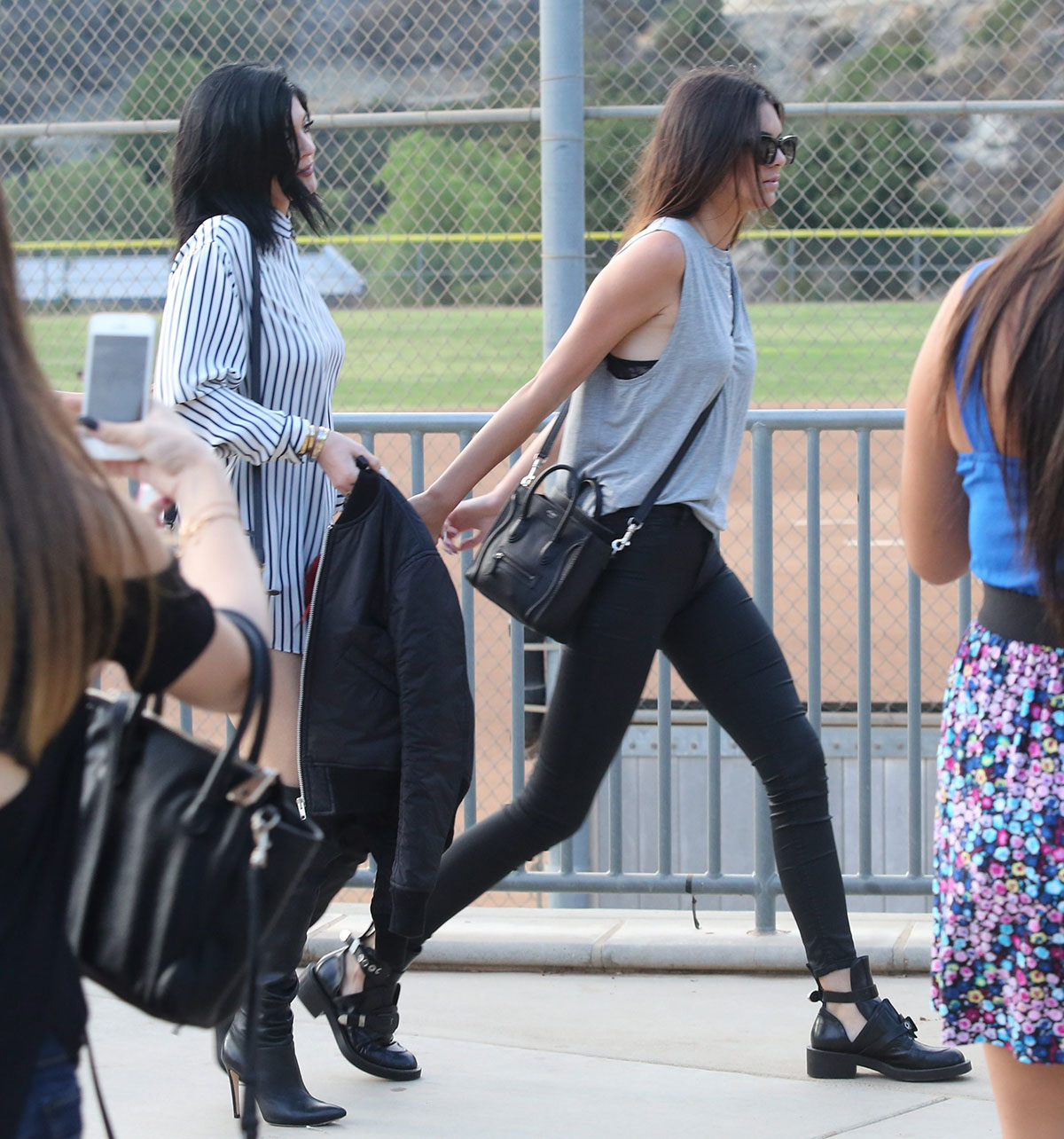 Kylie and Kendall Jenner attend Kick’N It For Charity Celebrity Kick Ball Game