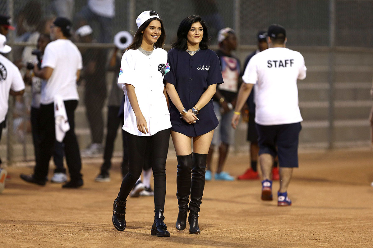 Kylie and Kendall Jenner attend Kick’N It For Charity Celebrity Kick Ball Game