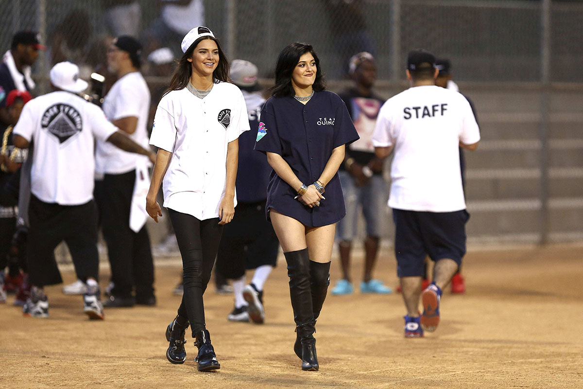 Kylie and Kendall Jenner attend Kick’N It For Charity Celebrity Kick Ball Game