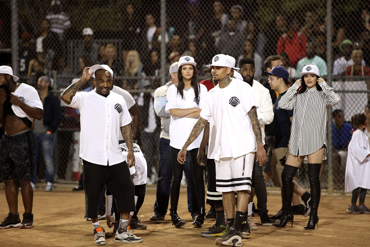 Kylie and Kendall Jenner attend Kick’N It For Charity Celebrity Kick Ball Game