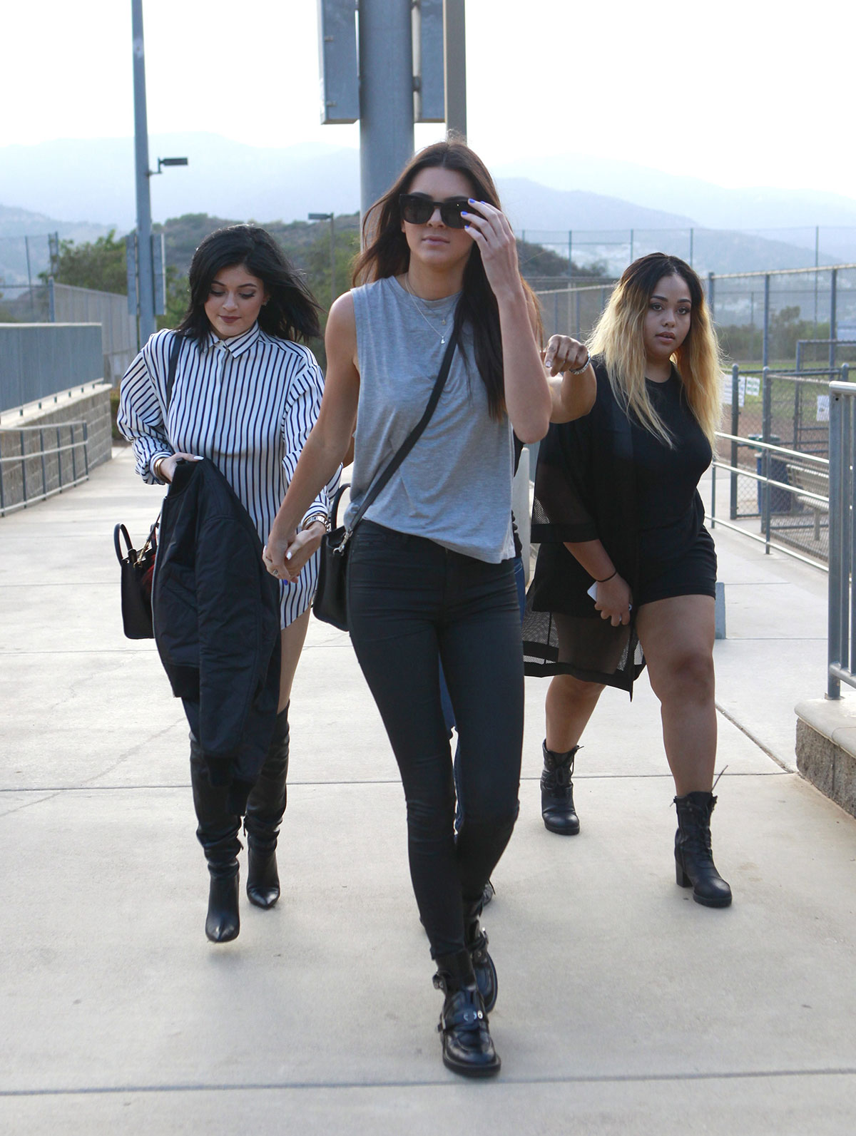 Kylie and Kendall Jenner attend Kick’N It For Charity Celebrity Kick Ball Game