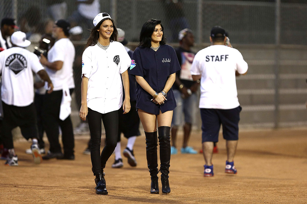 Kylie and Kendall Jenner attend Kick’N It For Charity Celebrity Kick Ball Game