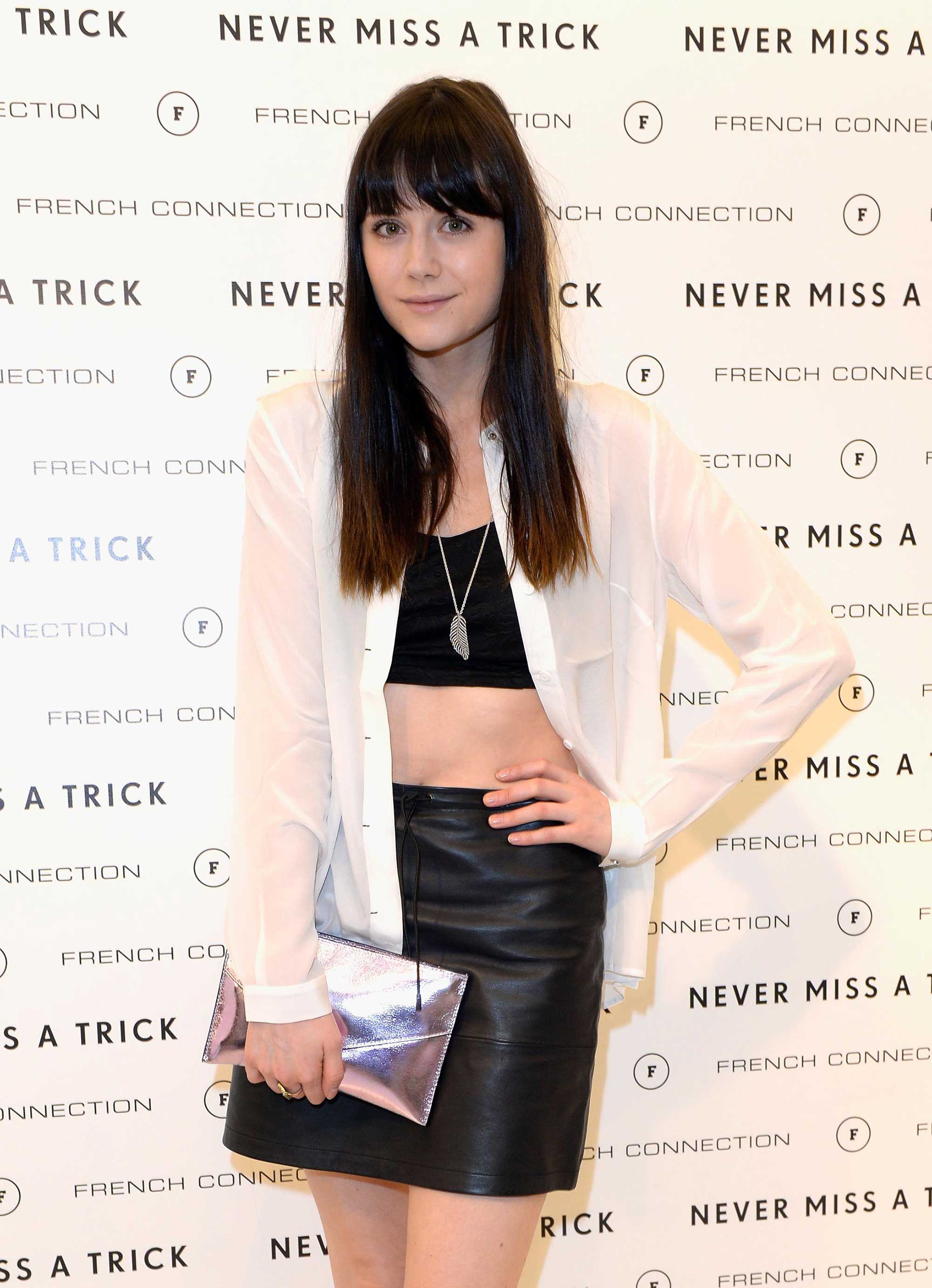 Lilah Parsons attends French Connection NeverMissATrick launch party