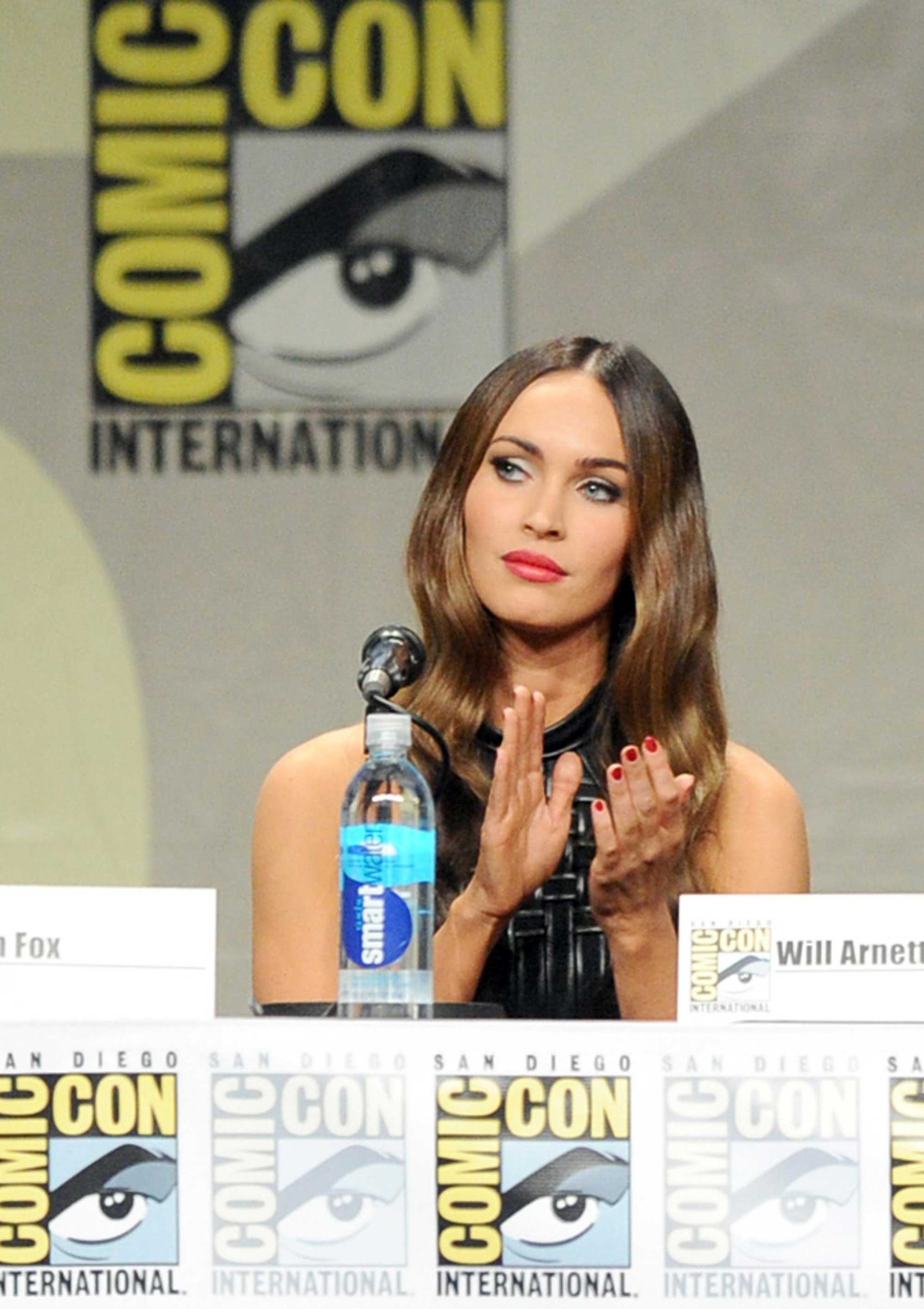 Megan Fox attends Teenage Mutant Ninja Turtles press line