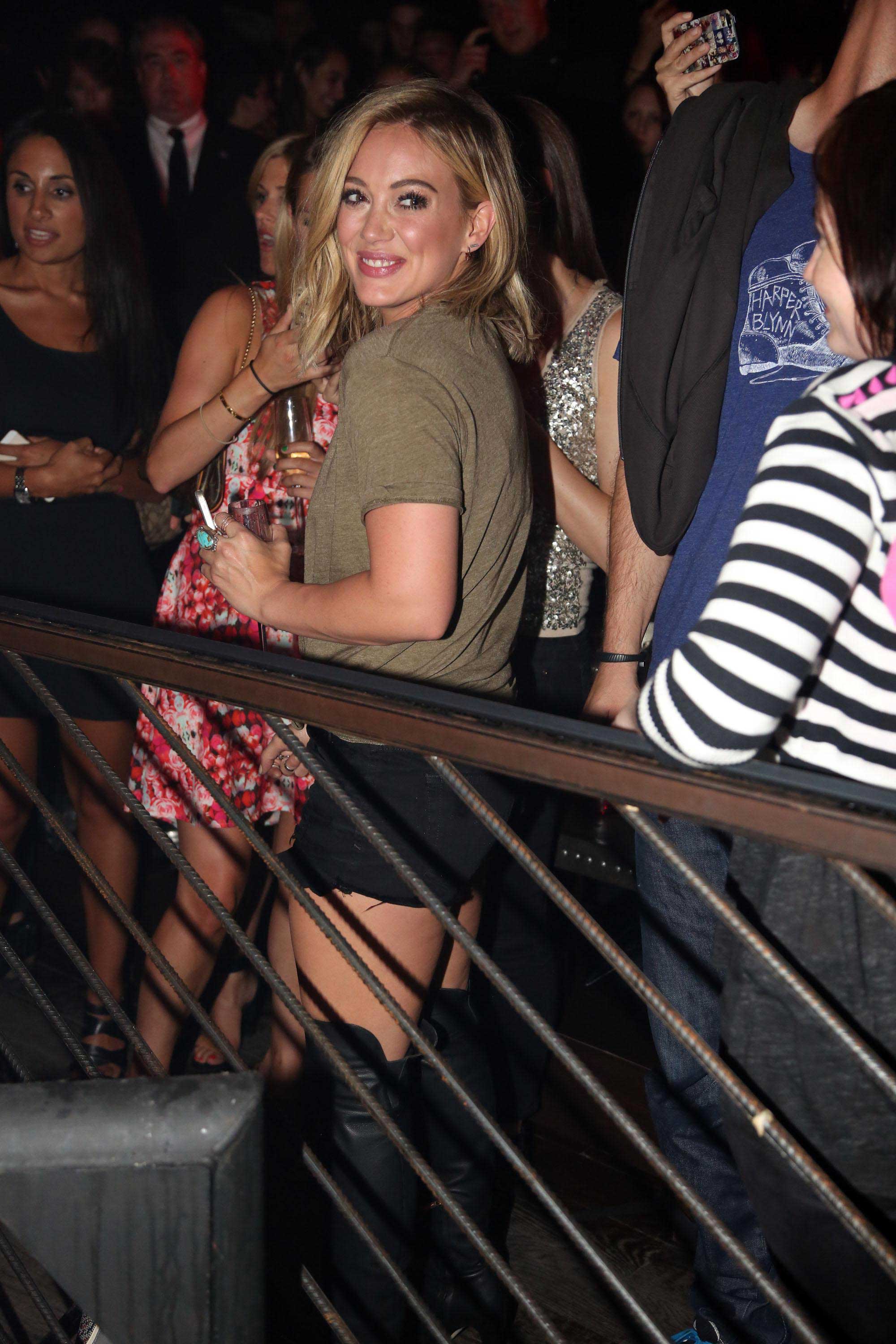 Hilary Duff attends Chasing The Sun single release celebration