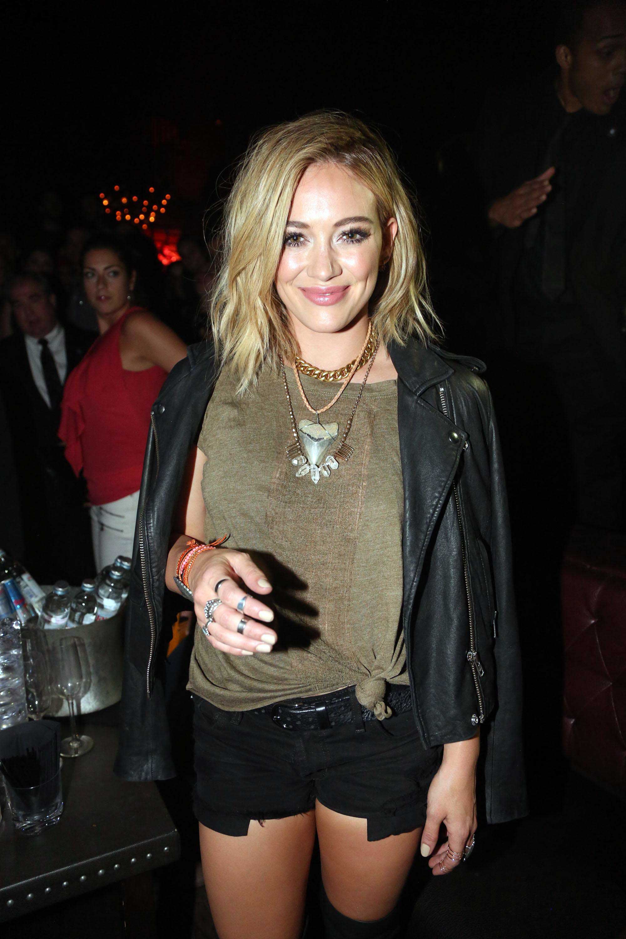 Hilary Duff attends Chasing The Sun single release celebration