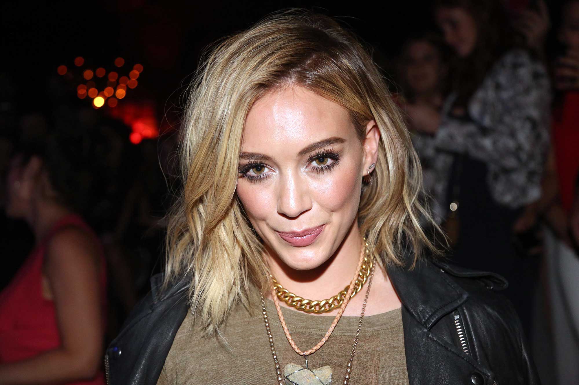 Hilary Duff attends Chasing The Sun single release celebration