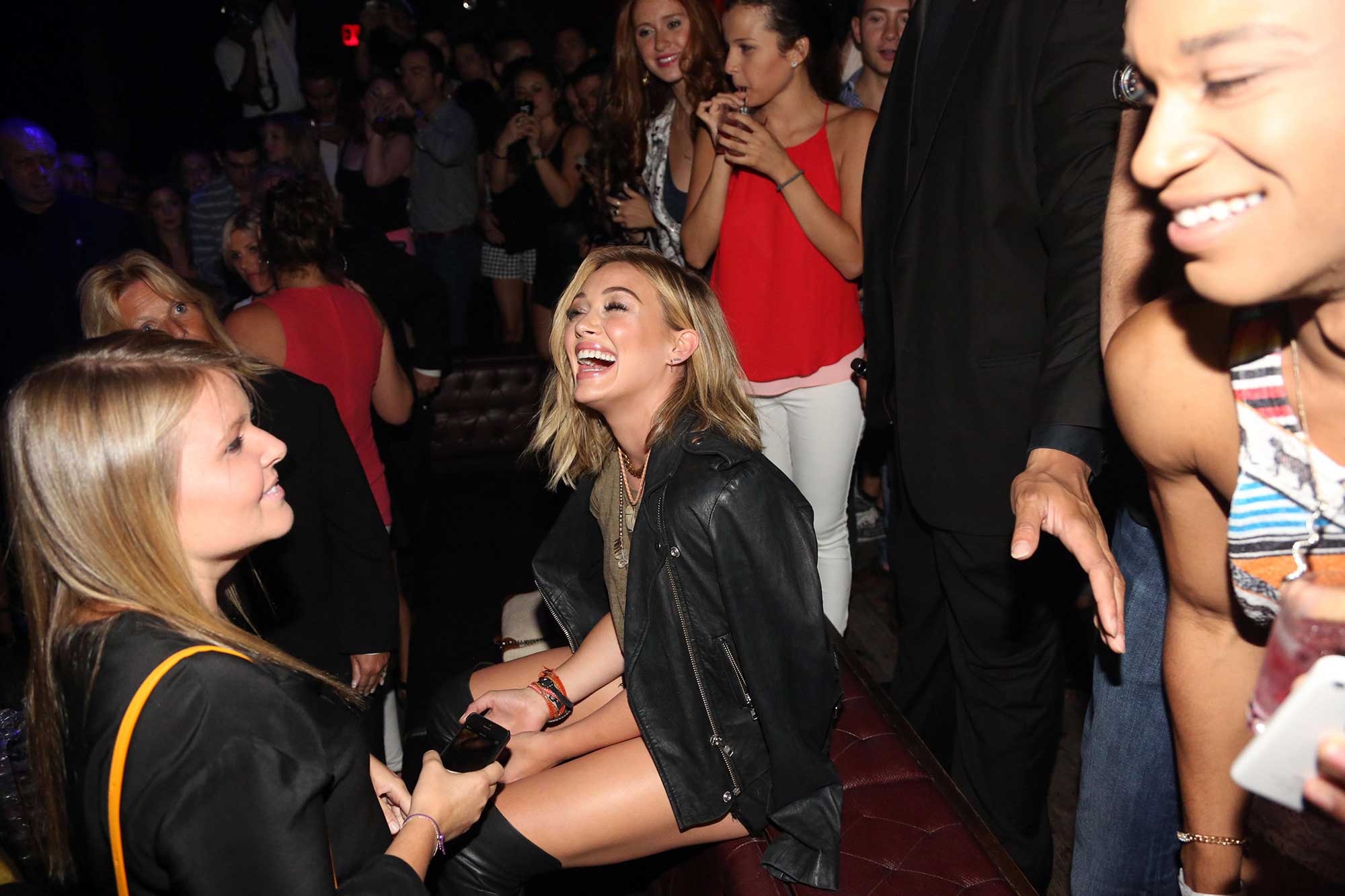 Hilary Duff attends Chasing The Sun single release celebration