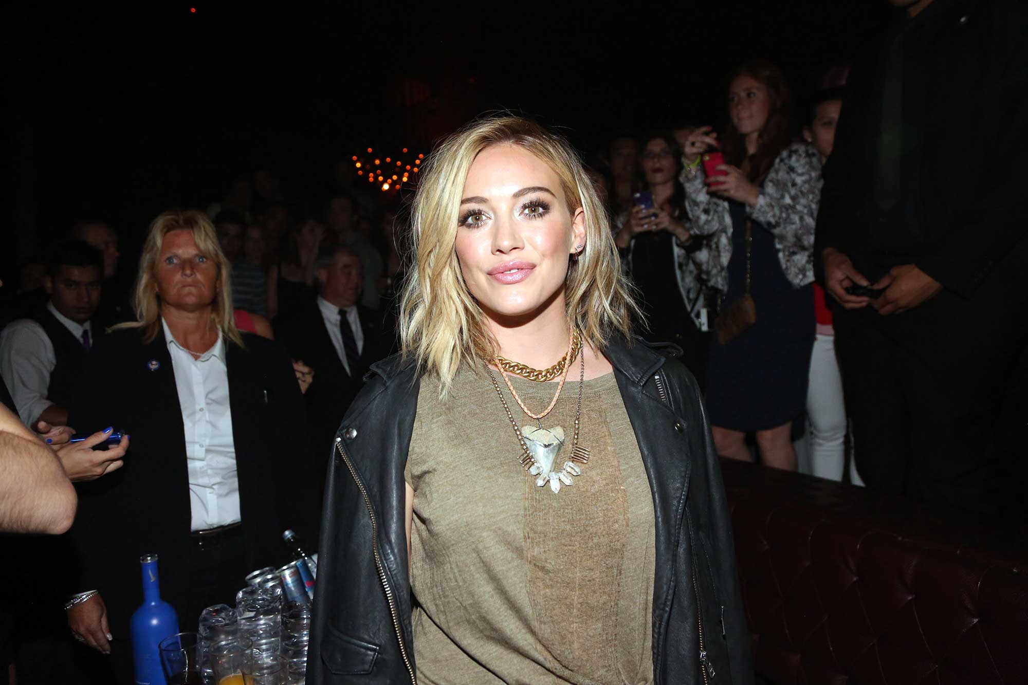 Hilary Duff attends Chasing The Sun single release celebration