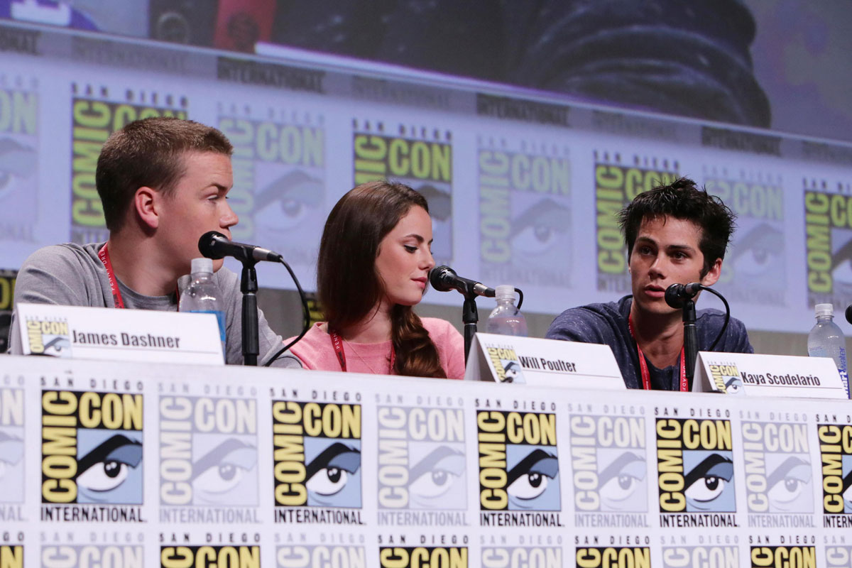 Kaya Scodelario attends Comic-Con International 2014