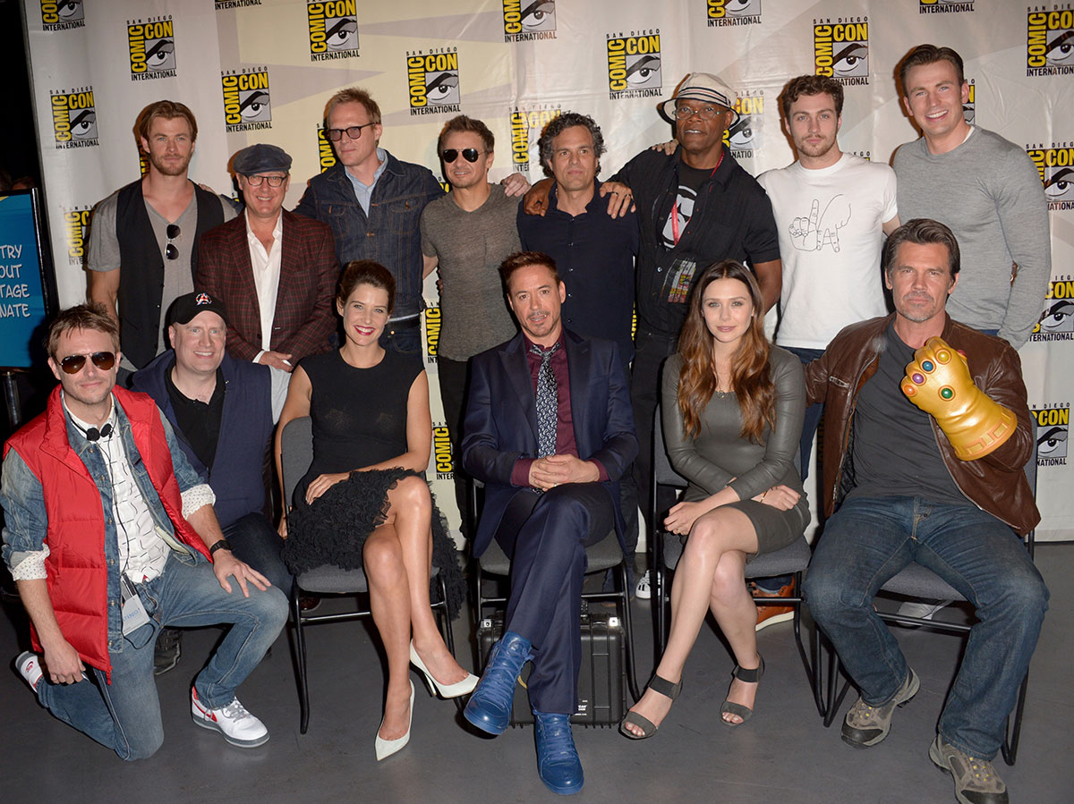 Elizabeth Olsen attends Avengers Age of Ultron Press Line at Comic-Con