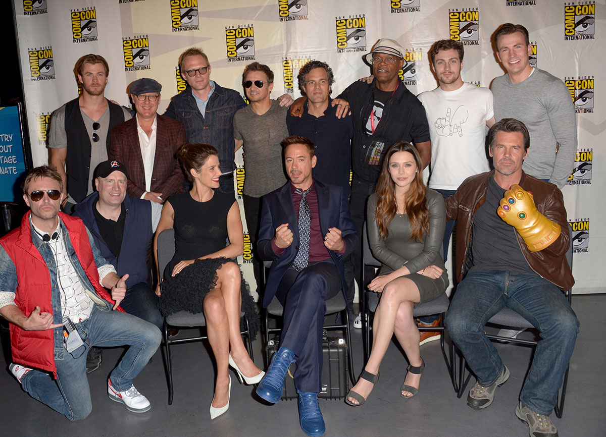 Elizabeth Olsen attends Avengers Age of Ultron Press Line at Comic-Con