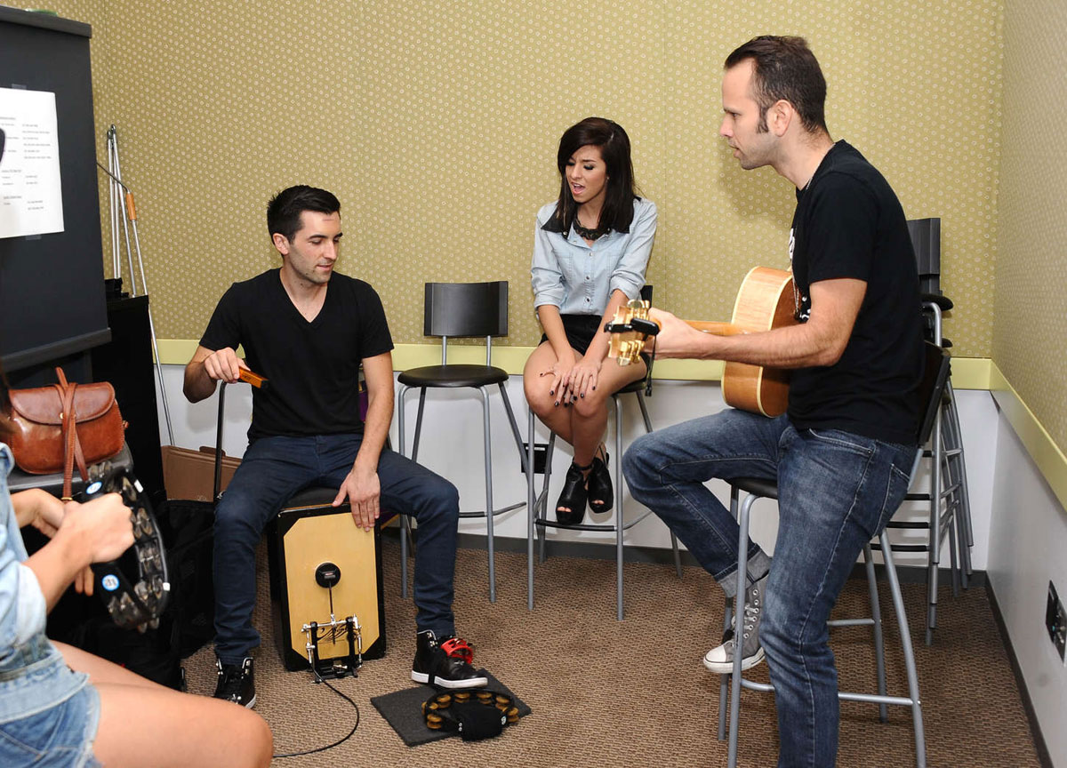 Christina Grimmie at Radio Disney in LA