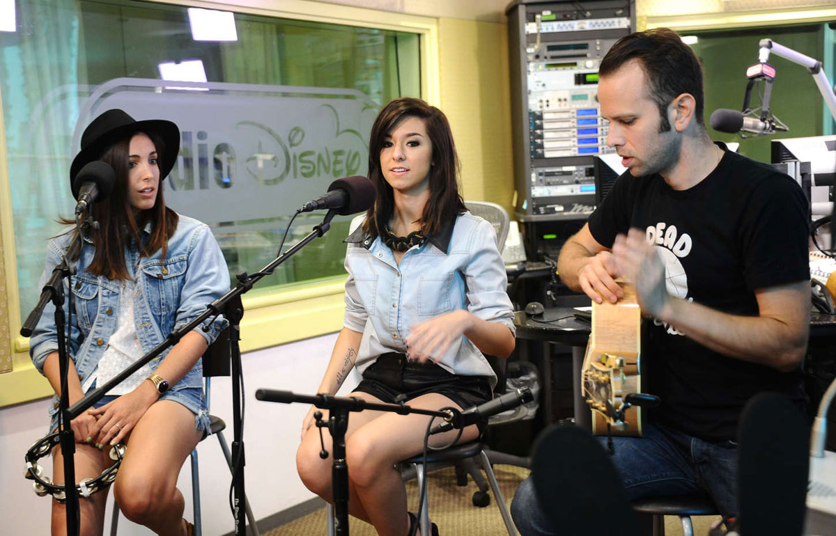 Christina Grimmie at Radio Disney in LA