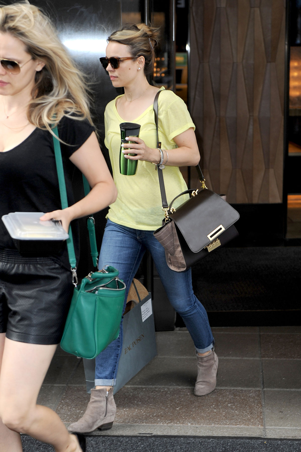 Rachel McAdams out and about candids in NYC