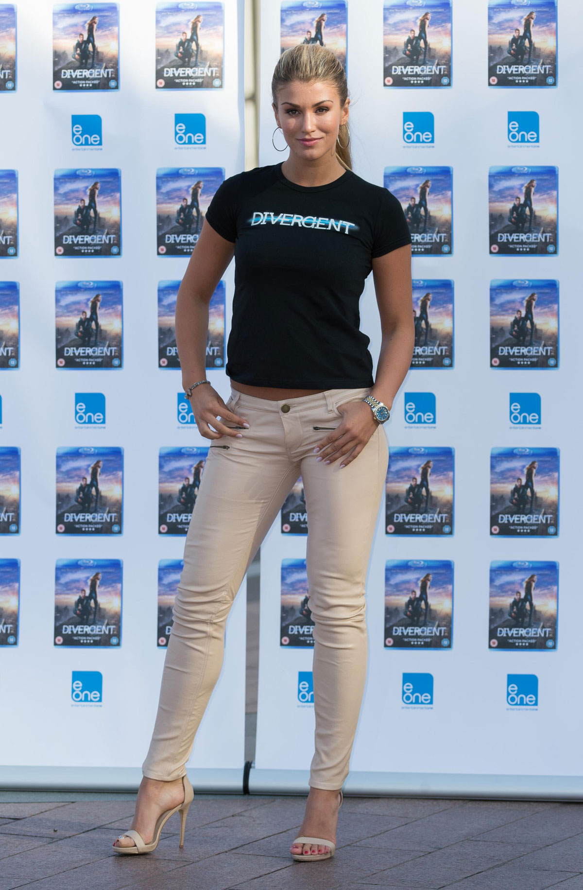 Amy Willerton attends Divergent DVD Launch Photocall