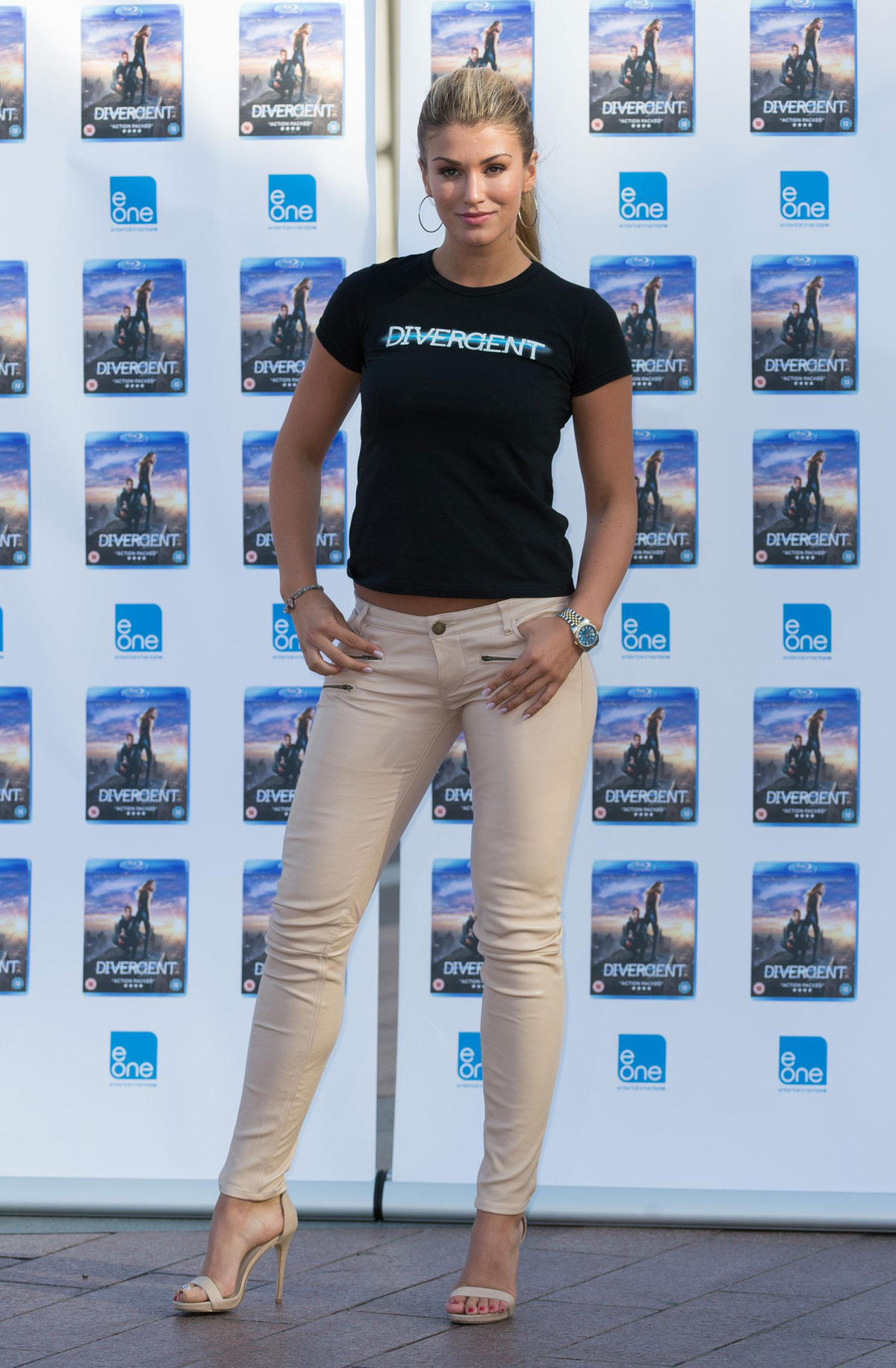 Amy Willerton attends Divergent DVD Launch Photocall