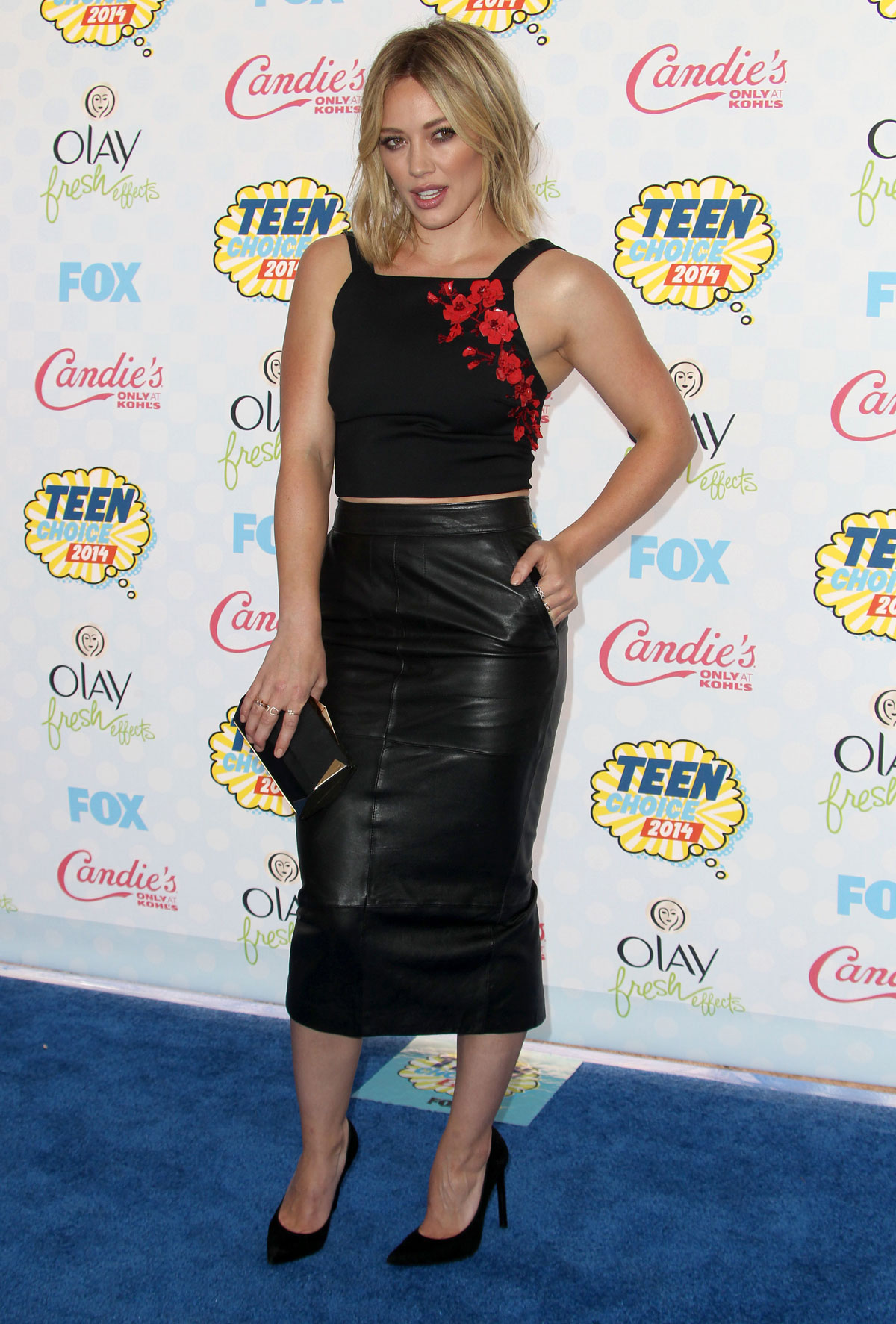 Hilary Duff attends FOX’s 2014 Teen Choice Awards