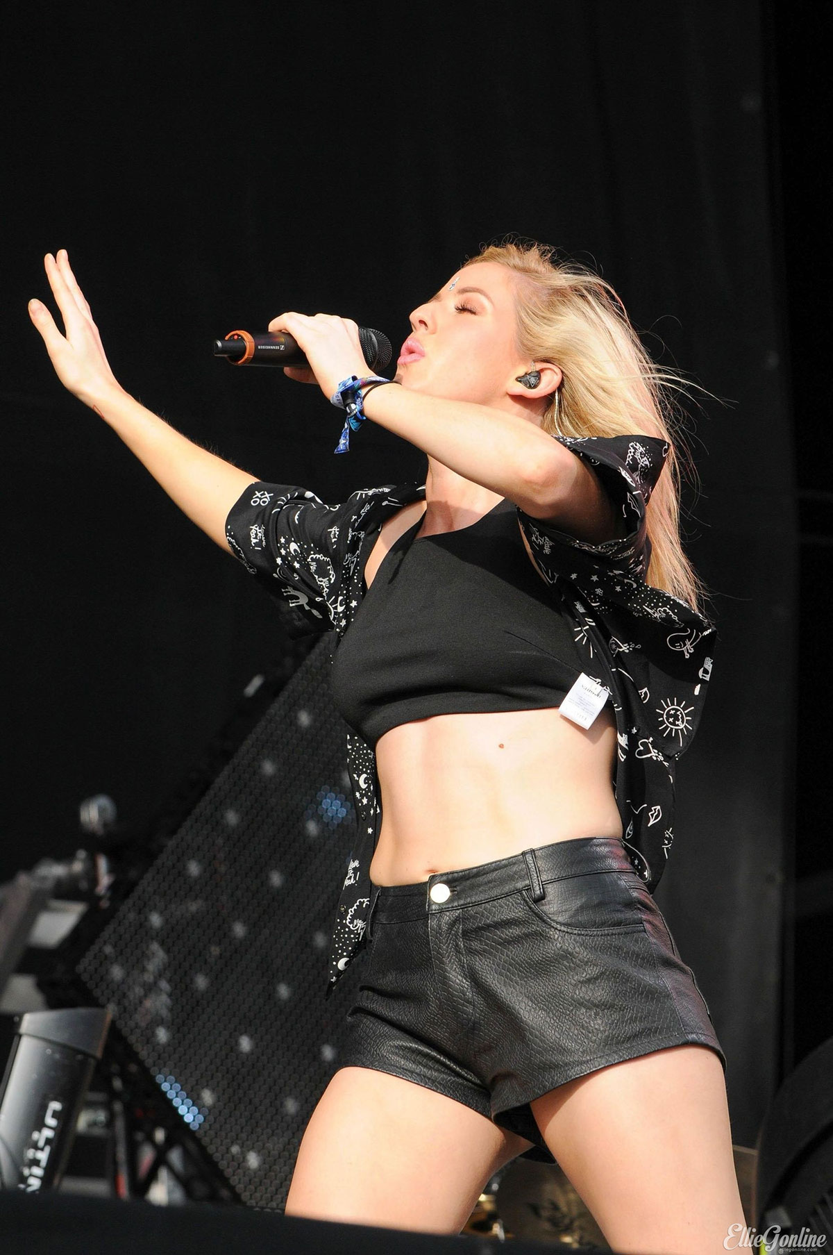 Ellie Goulding performs at T In The Park