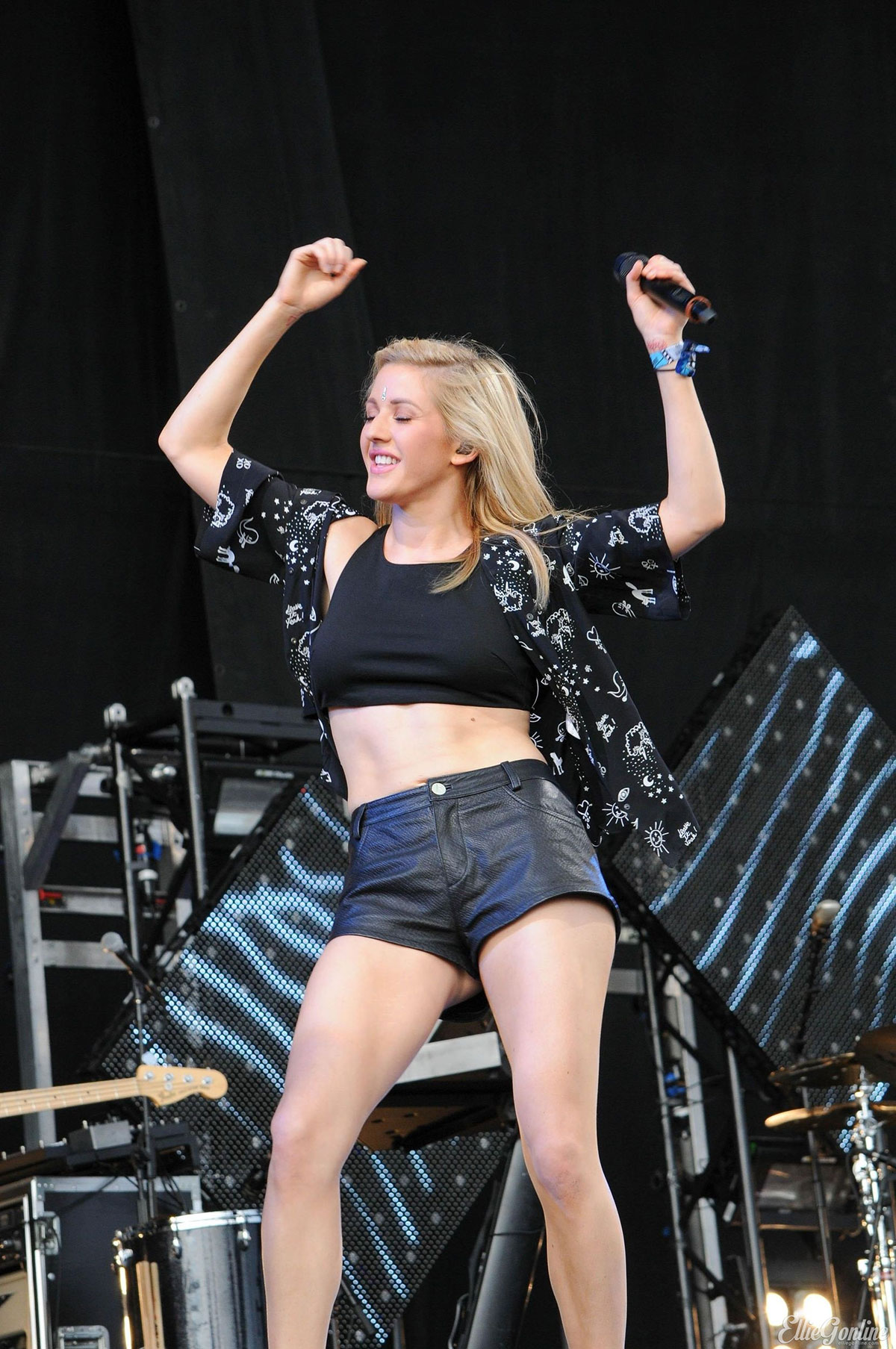 Ellie Goulding performs at T In The Park