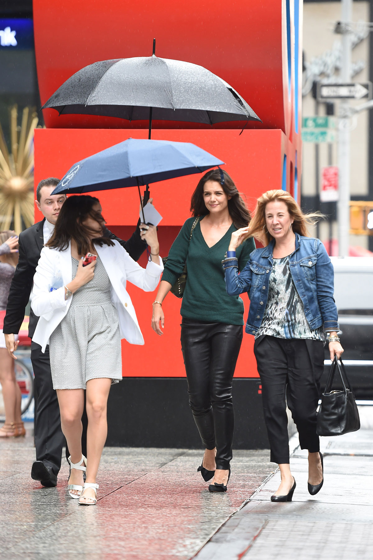 Katie Holmes out in NYC