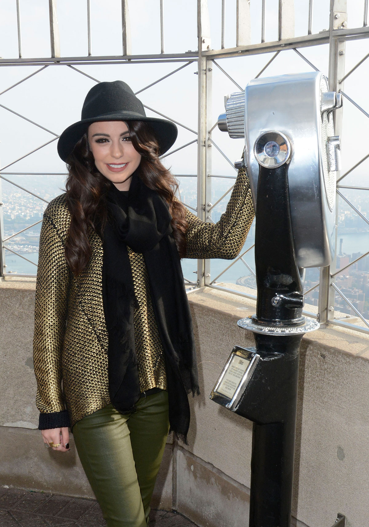 Cher Lloyd hosted by the Empire State Building