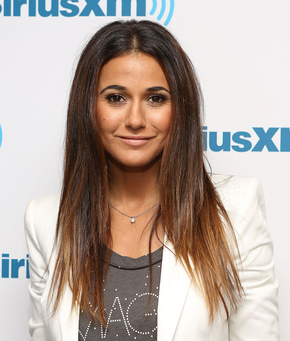 Emmanuelle Chriqui at SiriusXM Studios