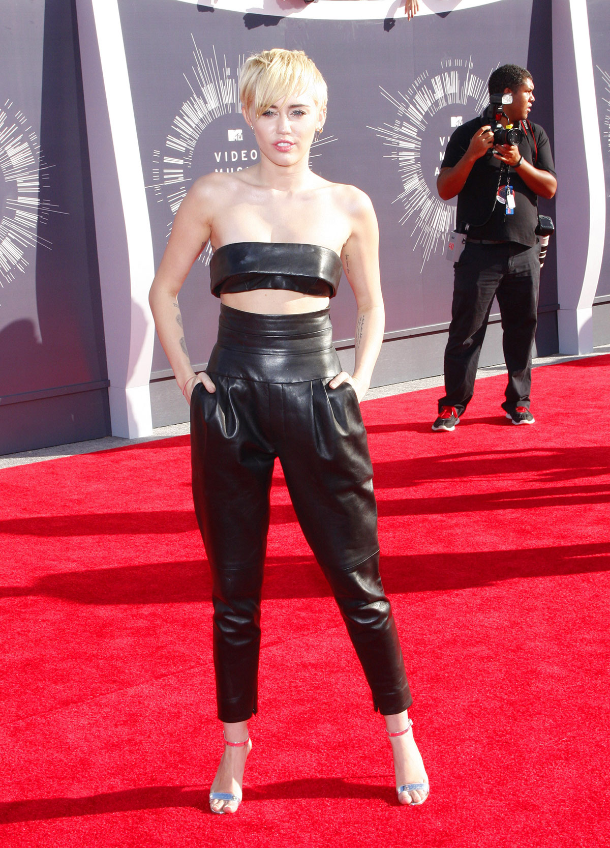 Miley Cyrus attends 2014 MTV Video Music Awards