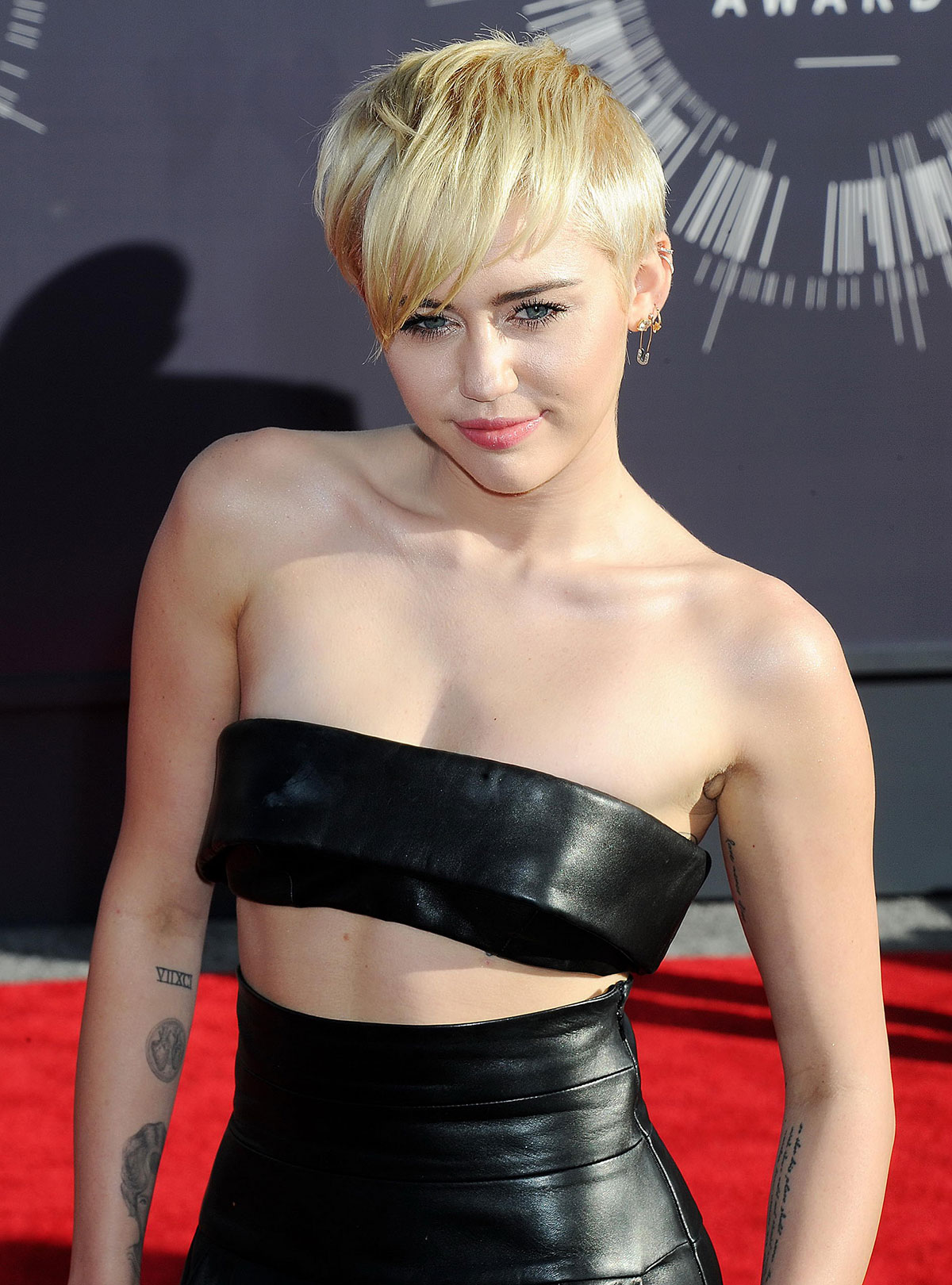 Miley Cyrus attends 2014 MTV Video Music Awards