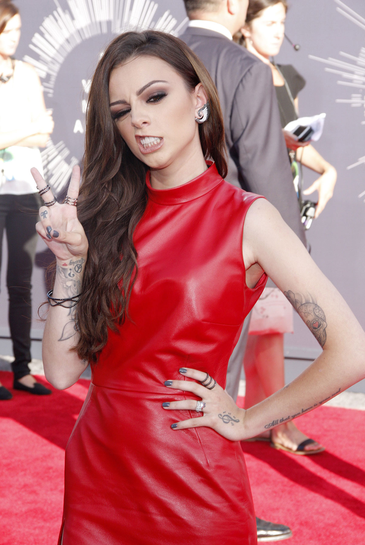 Cher Lloyd attends 2014 MTV Video Music Awards