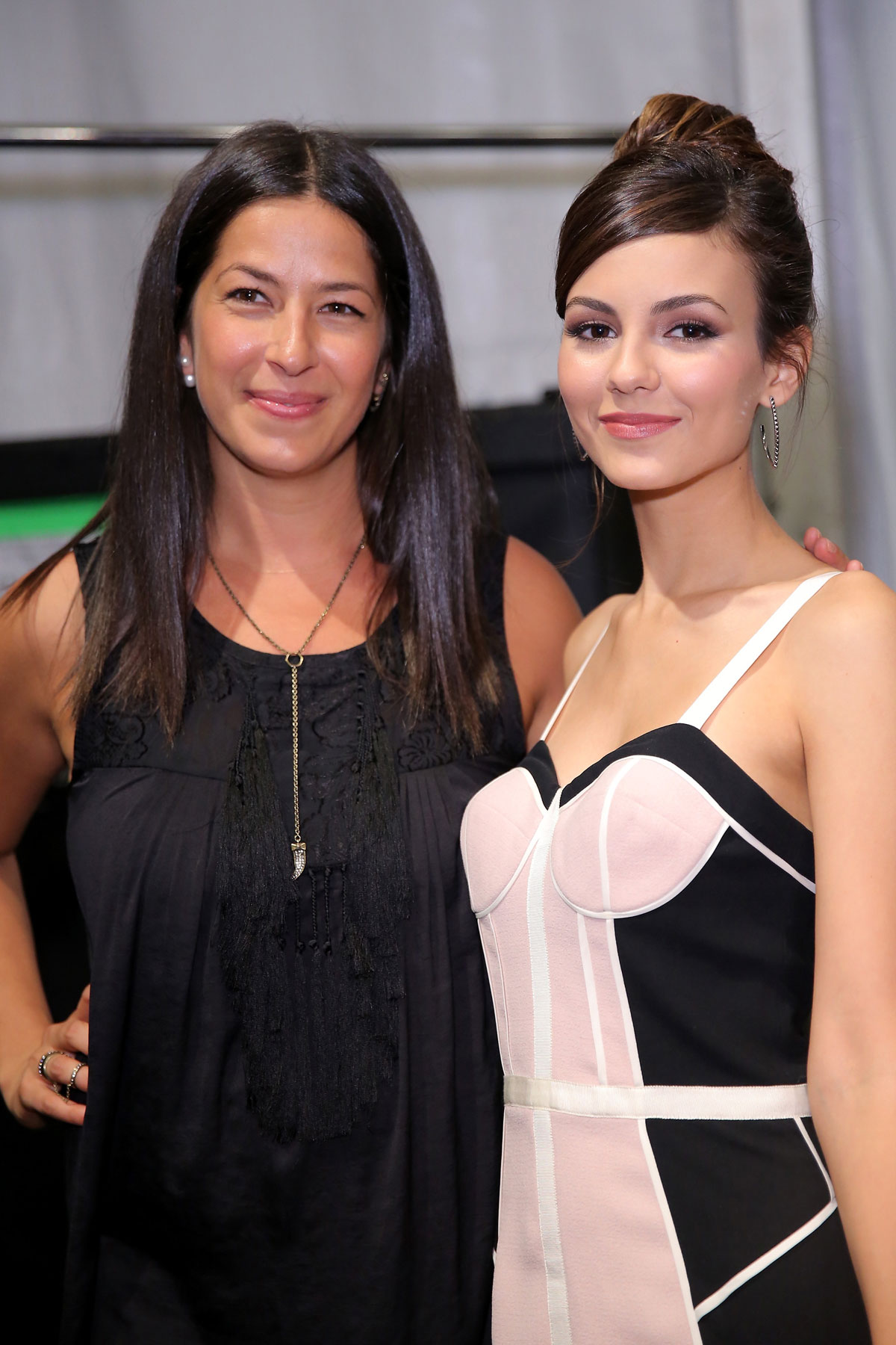 Victoria Justice attends the Rebecca Minkoff fashion show