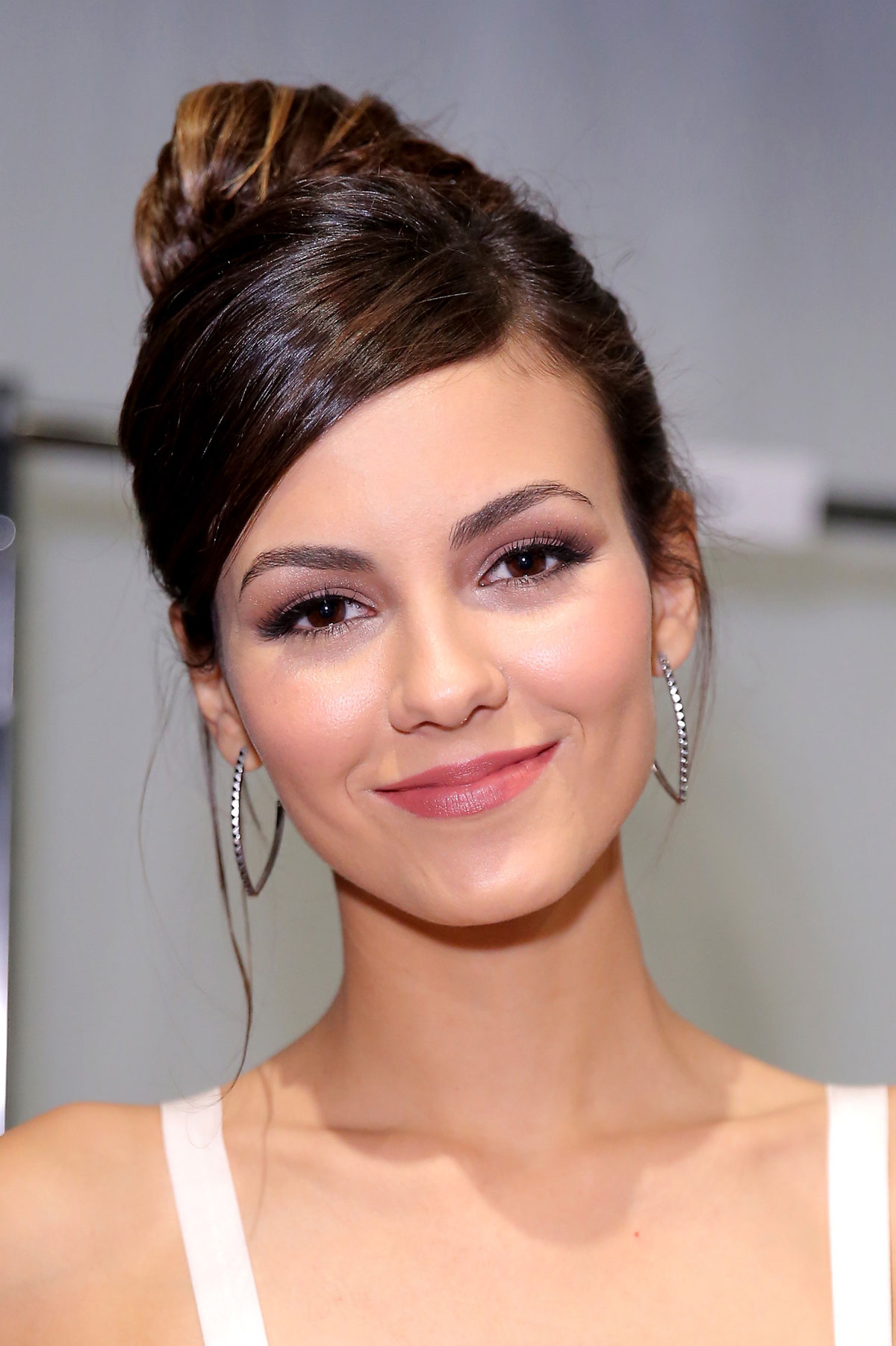 Victoria Justice attends the Rebecca Minkoff fashion show