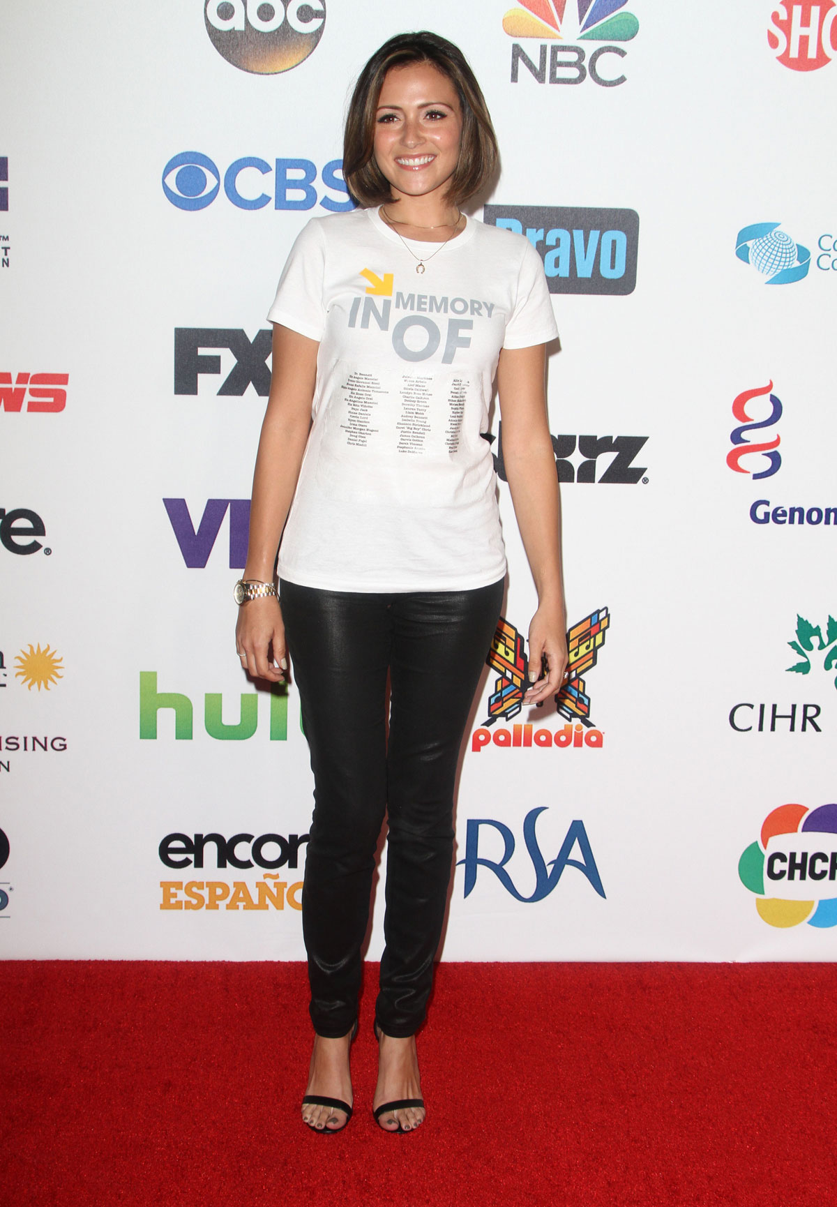 Italia Ricci attends 4th Annual Stand Up 2 Cancer Live Benefit