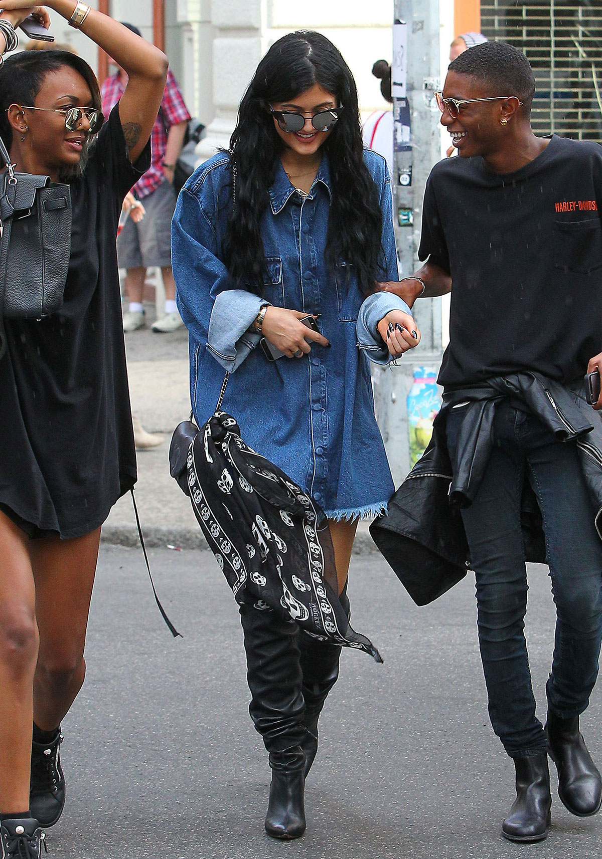 Kylie Jenner out in Soho district of New York City