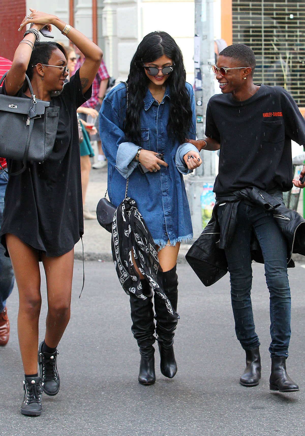 Kylie Jenner out in Soho district of New York City