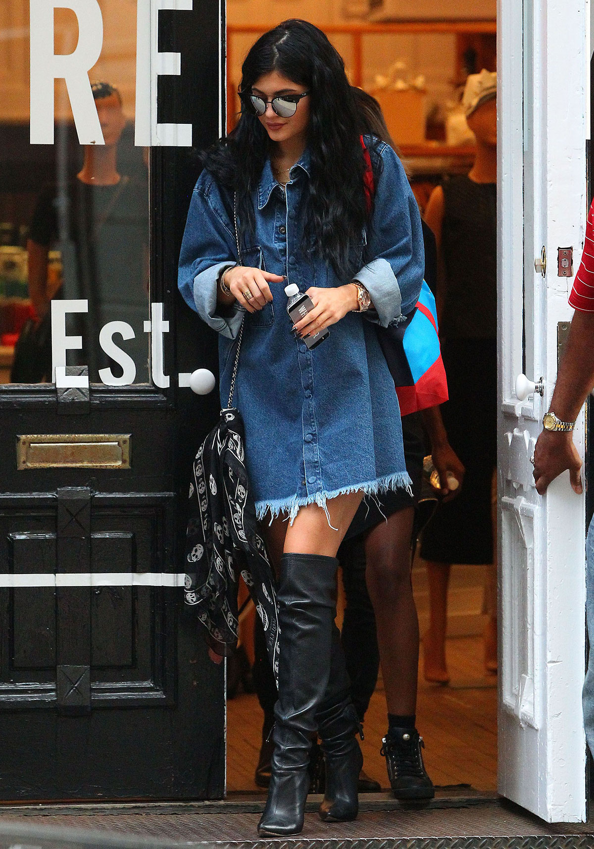 Kylie Jenner out in Soho district of New York City