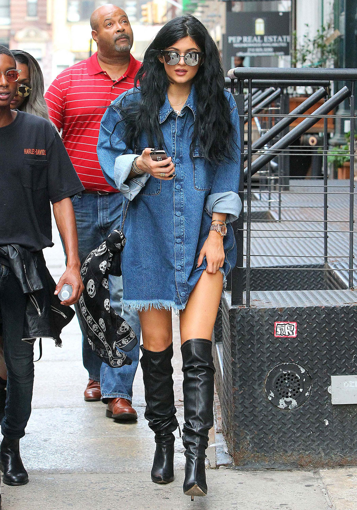 Kylie Jenner out in Soho district of New York City