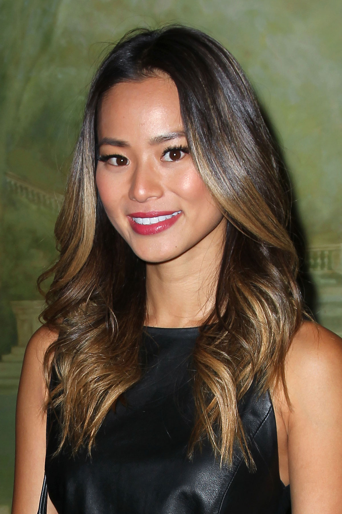 Jamie Chung at Alice+Olivia by Stacey Bendet Spring 2015 Presentation