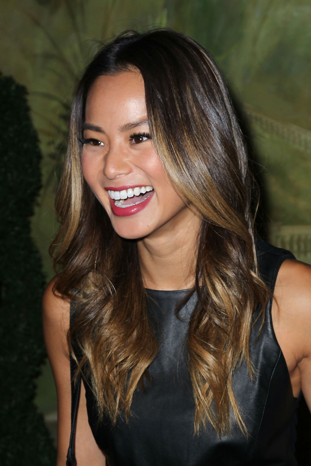 Jamie Chung at Alice+Olivia by Stacey Bendet Spring 2015 Presentation