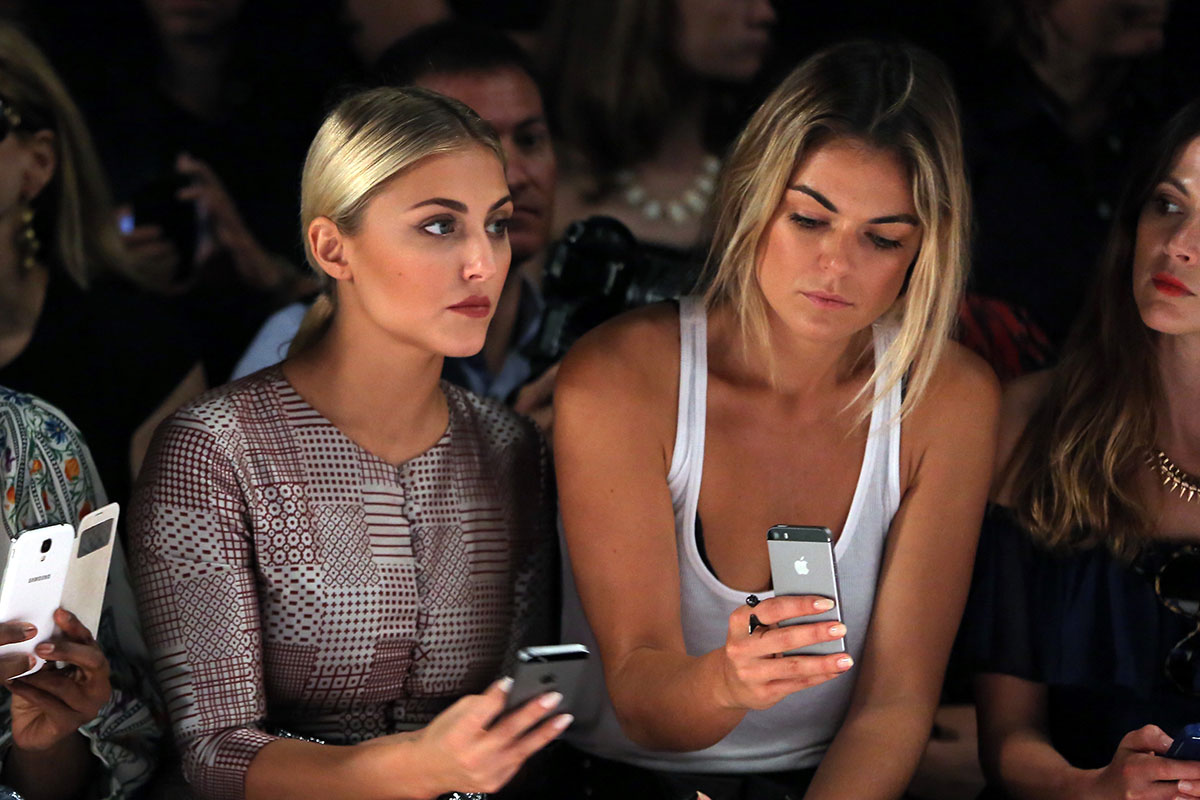 Serinda Swan attends Francesca Libertone Fashion Show